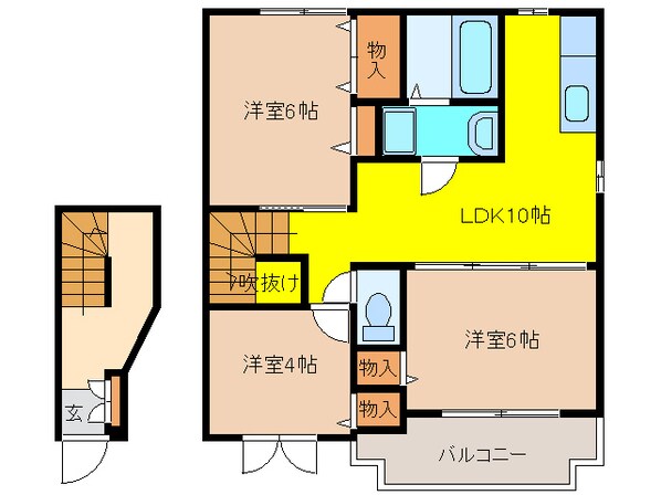 グルックハイムの物件間取画像